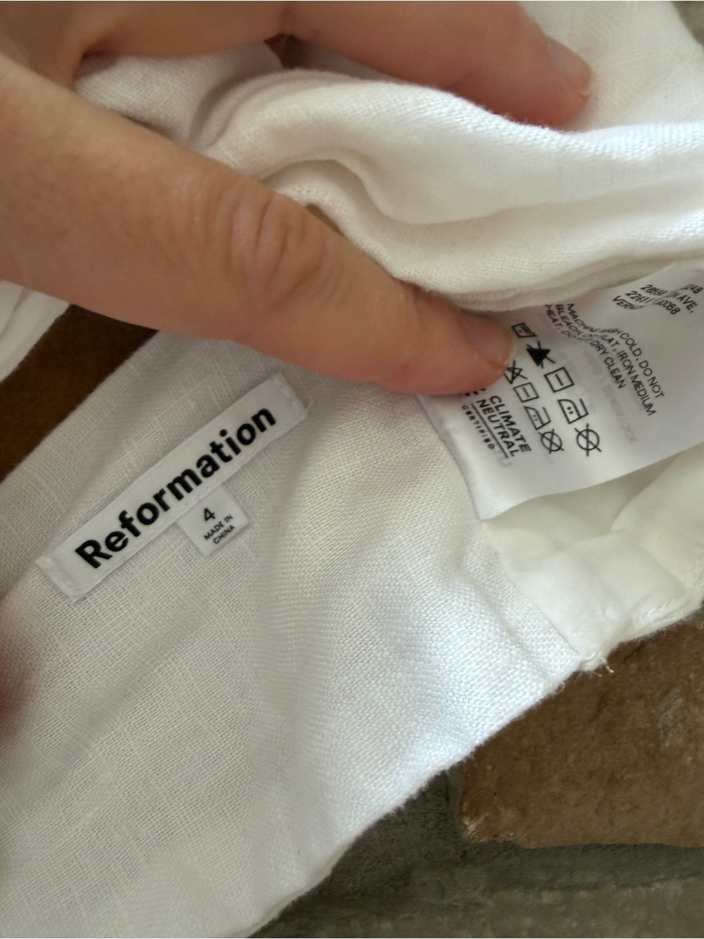 Reformation Meri Linen Top - Picture 5 of 8